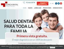 Tablet Screenshot of dentalcarrera.com